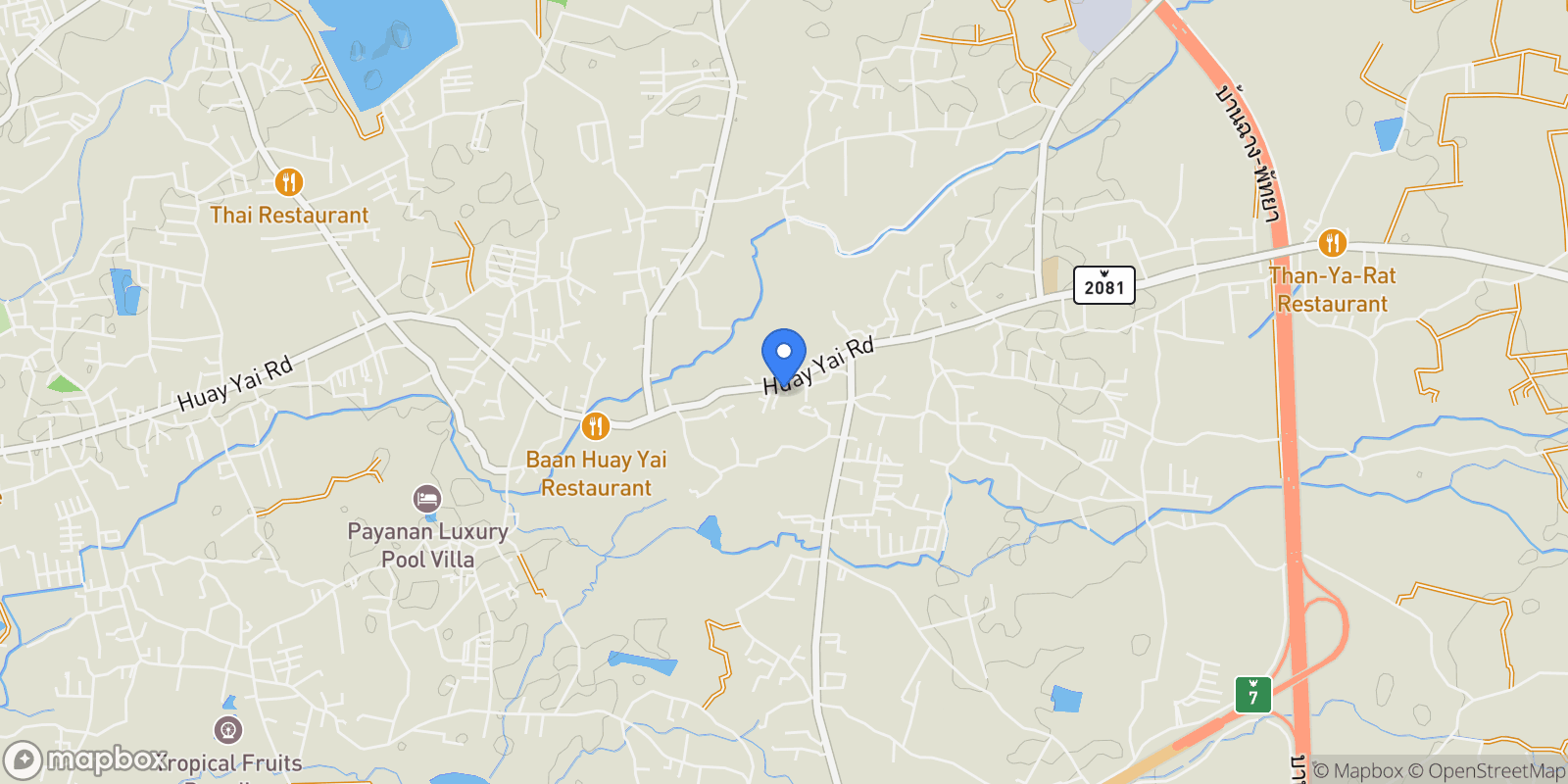 Map showing Moo 6 Soi Tessaban 12 bangsare Bang Sare, Pattaya City, Chon Buri, Thailand.