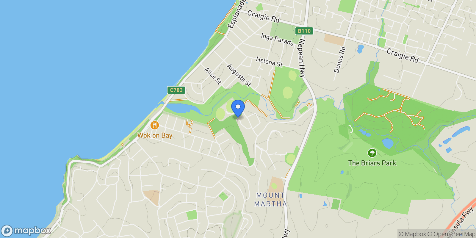 Map showing 8 Kotor Cl, Mount Martha VIC 3934, Australia, Mount Martha, Victoria, Australia.
