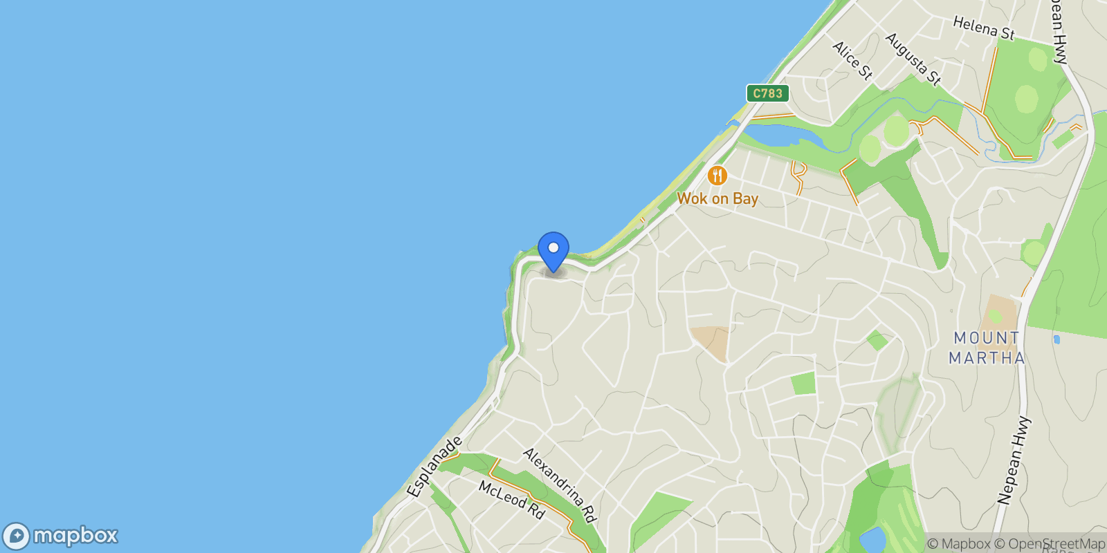 Map showing 39A Two Bays Cres, Mount Martha VIC 3934, Australia, Mount Martha, Victoria, Australia.