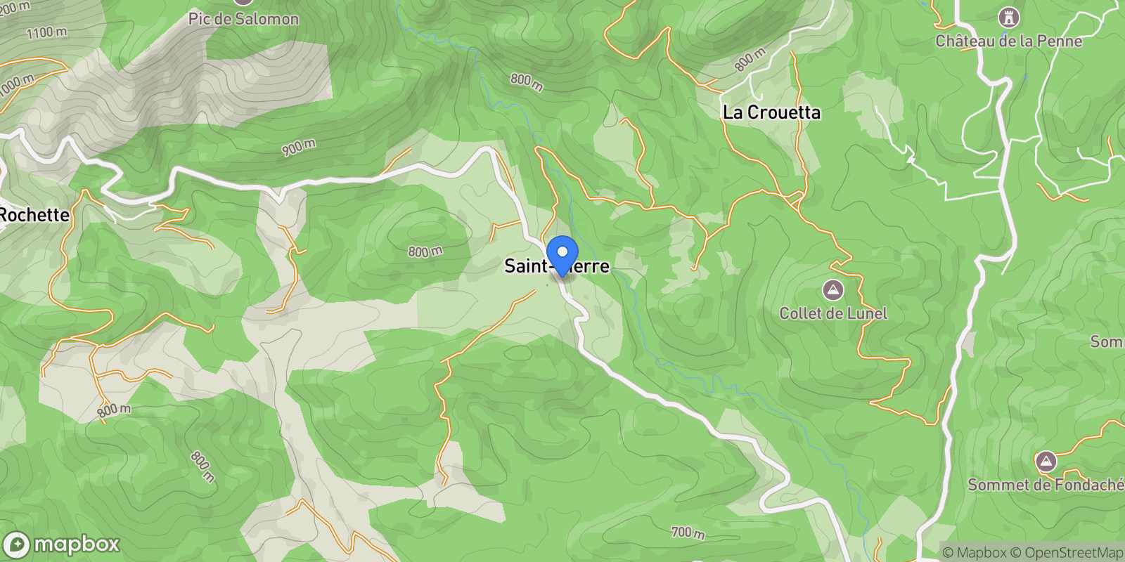 Map showing Saint-Pierre, Provence-Alpes-Côte d'Azur, France.
