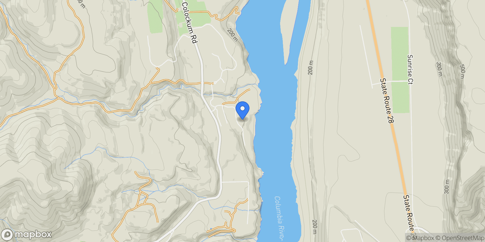 Map showing 287 Ravenwing Lane, Malaga, Washington, United States.