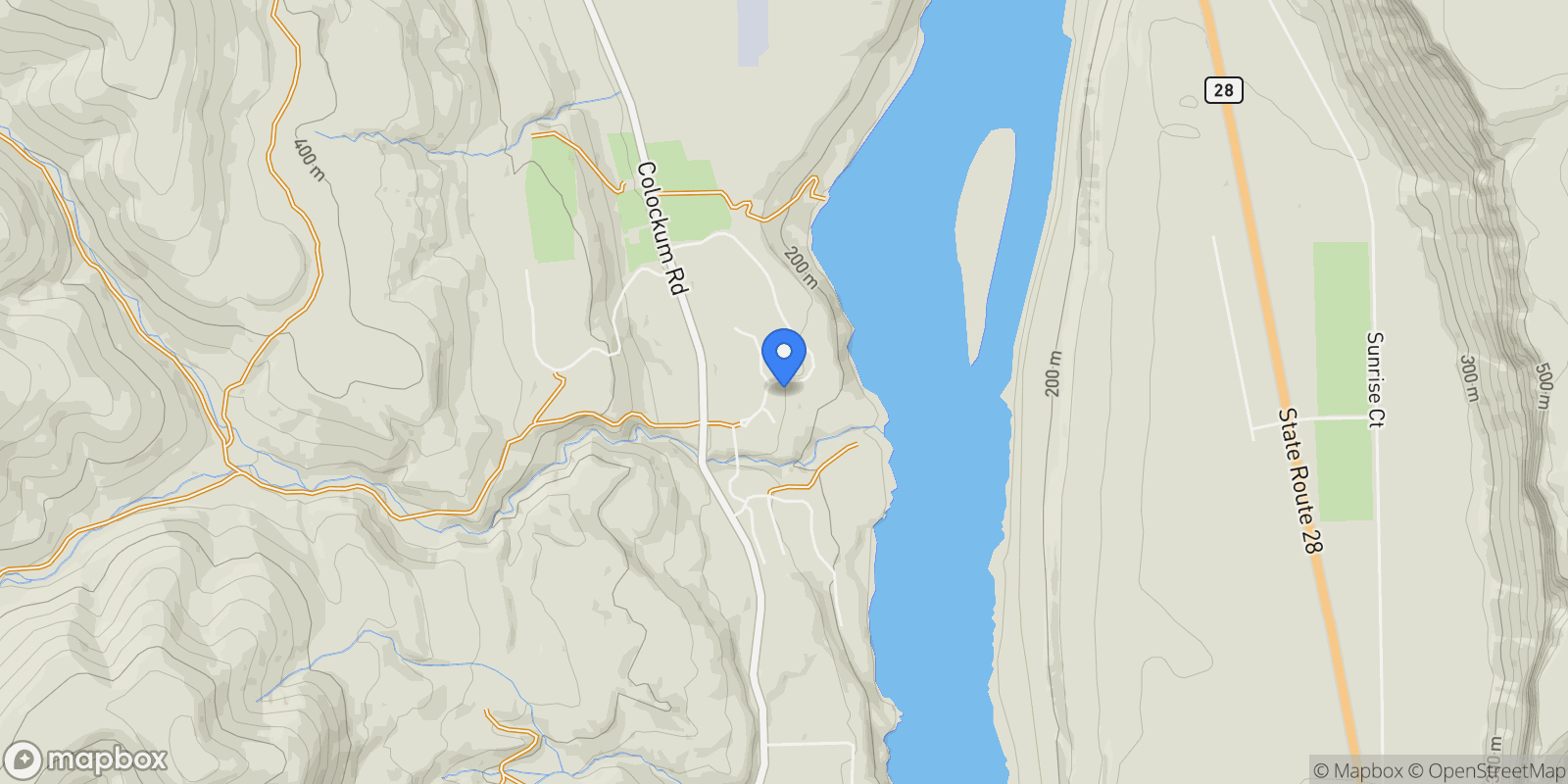 Map showing 671 Ravens Home Ln Lot 7, Malaga, Washington, United States.