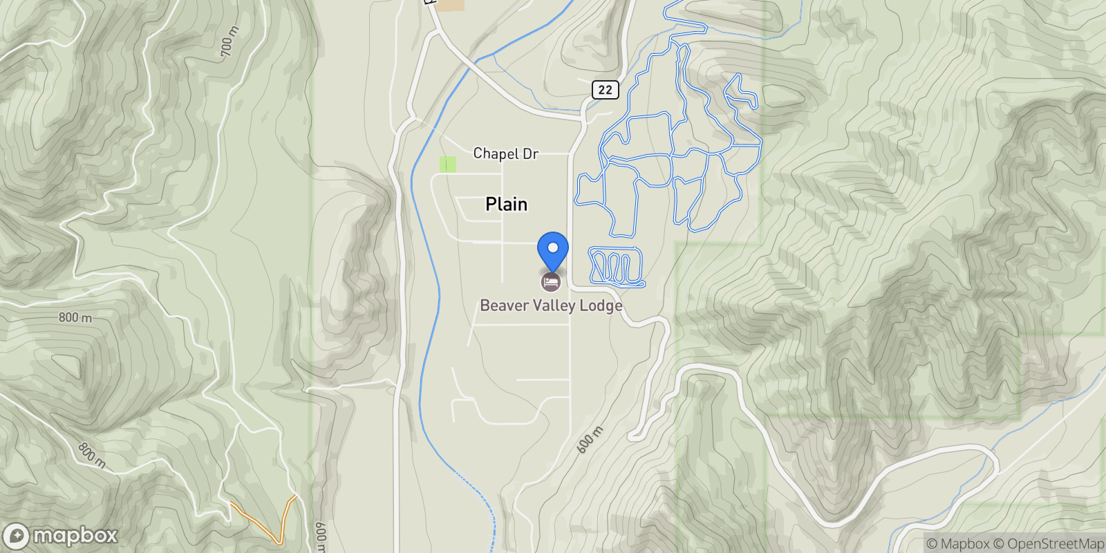 Map showing undisclosed, Leavenworth, Washington, United States.