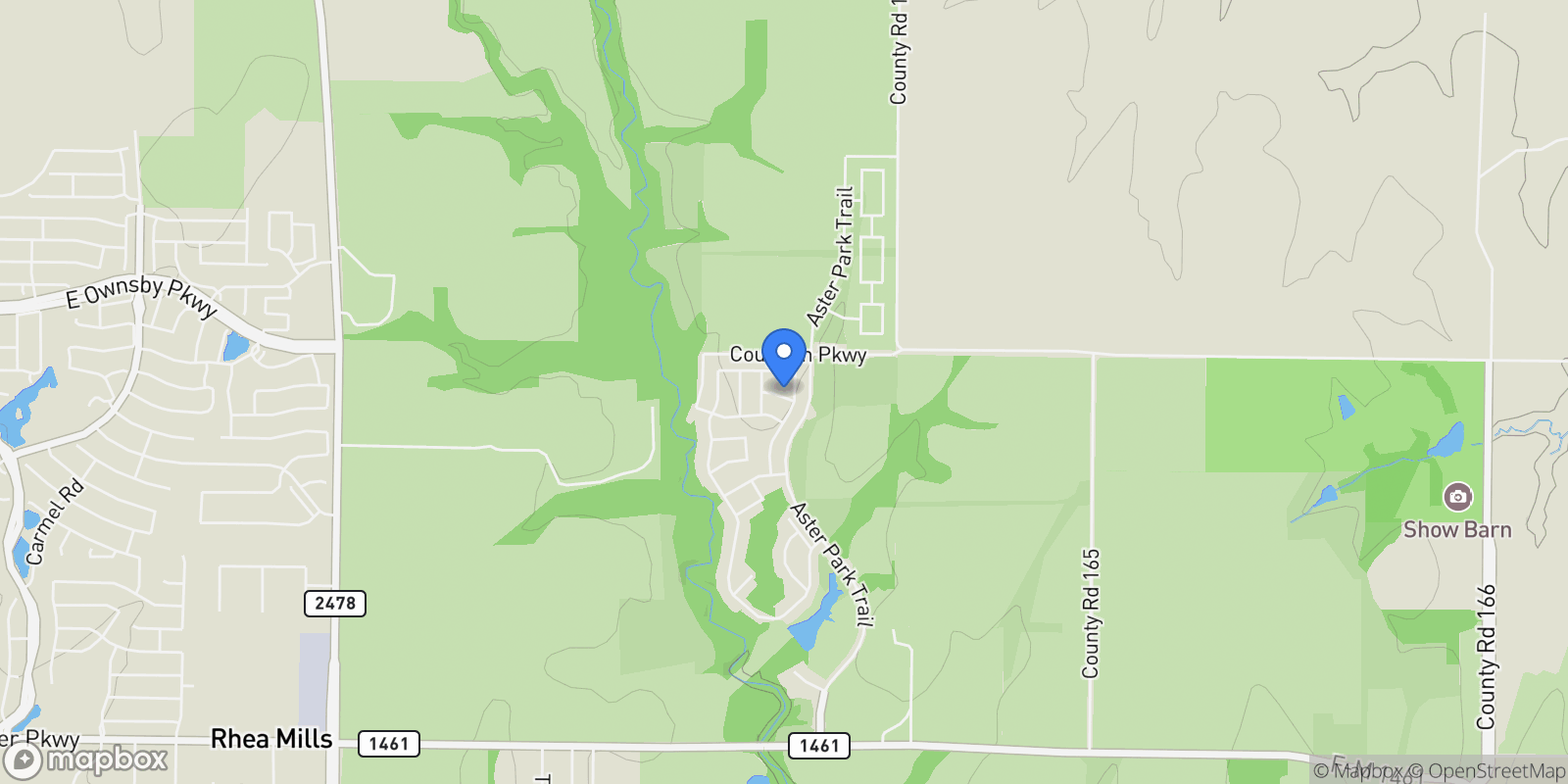 Map showing 7212 Oak Knoll Place, McKinney, Texas, United States.