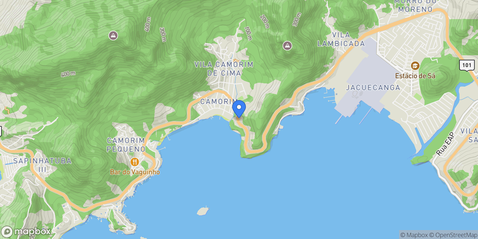 Map showing Rodovia Governador Mário Covas Mombaça, Angra dos Reis, RJ 23911-000, Angra dos Reis, State of Rio de Janeiro, Brazil.