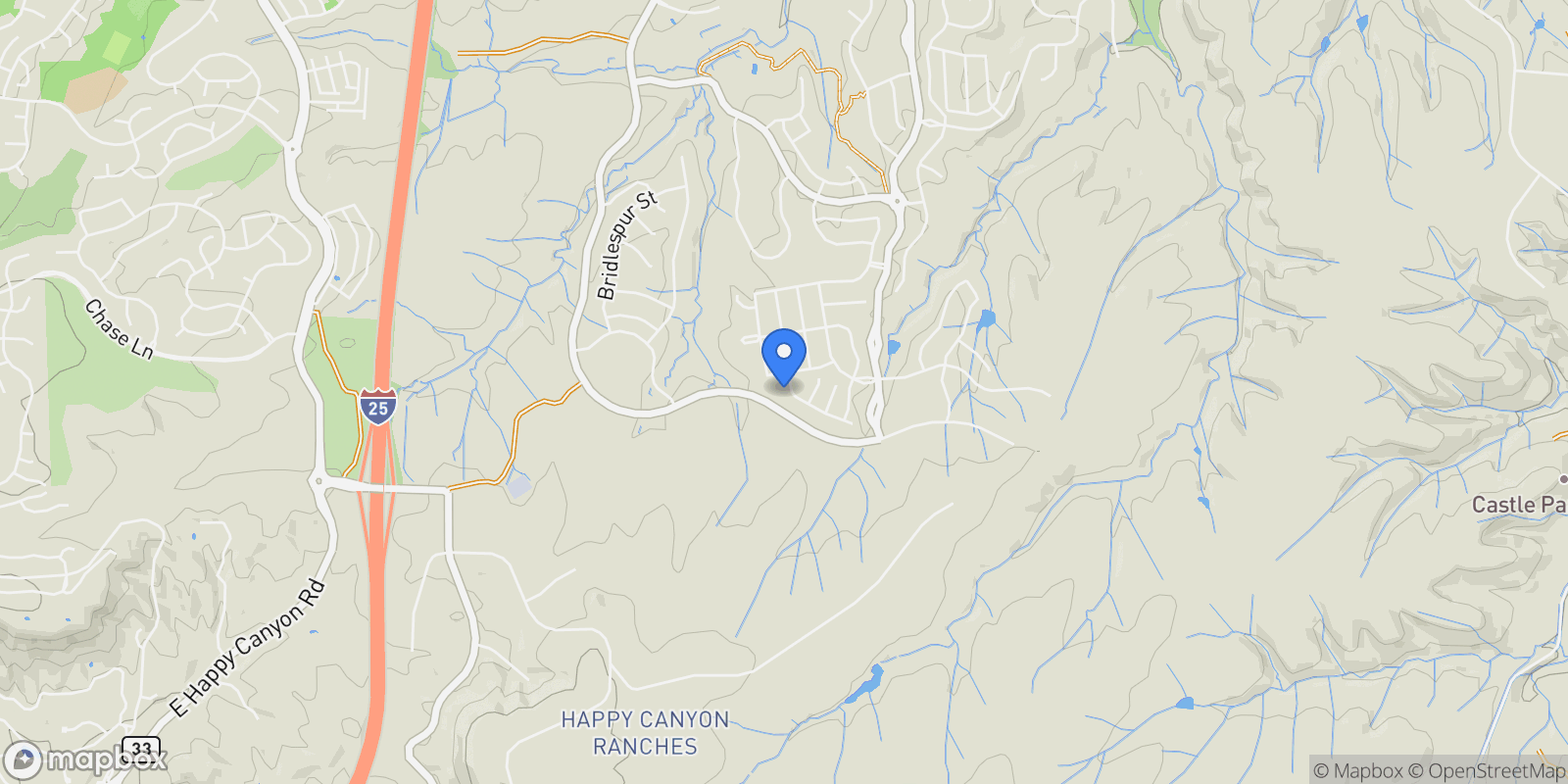 Map showing 6239 Stable View Street , Castle Pines, CO 80108, Castle Rock, Colorado, United States.