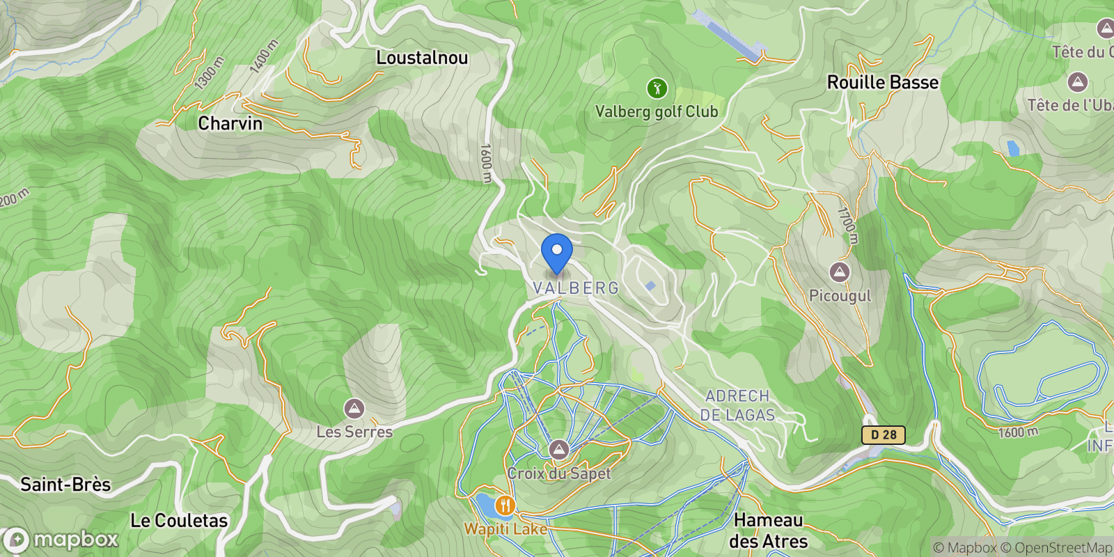 Map showing Guillaumes, Provence-Alpes-Côte d'Azur, France.