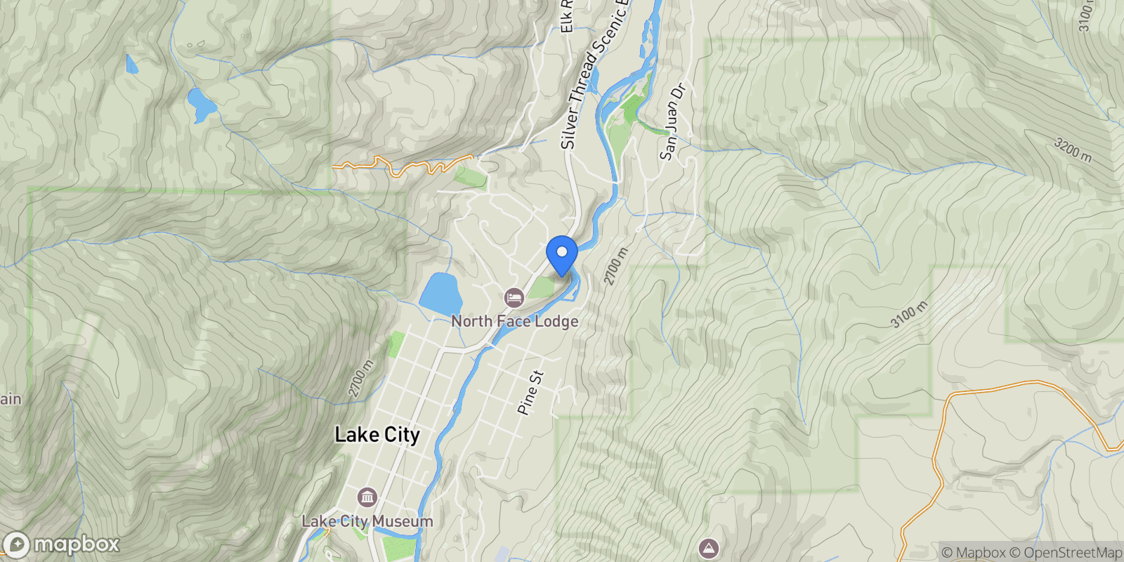 Map showing 1300 N Highway 149, Lake City, CO, 81235, USA, Lake City, Colorado, United States.