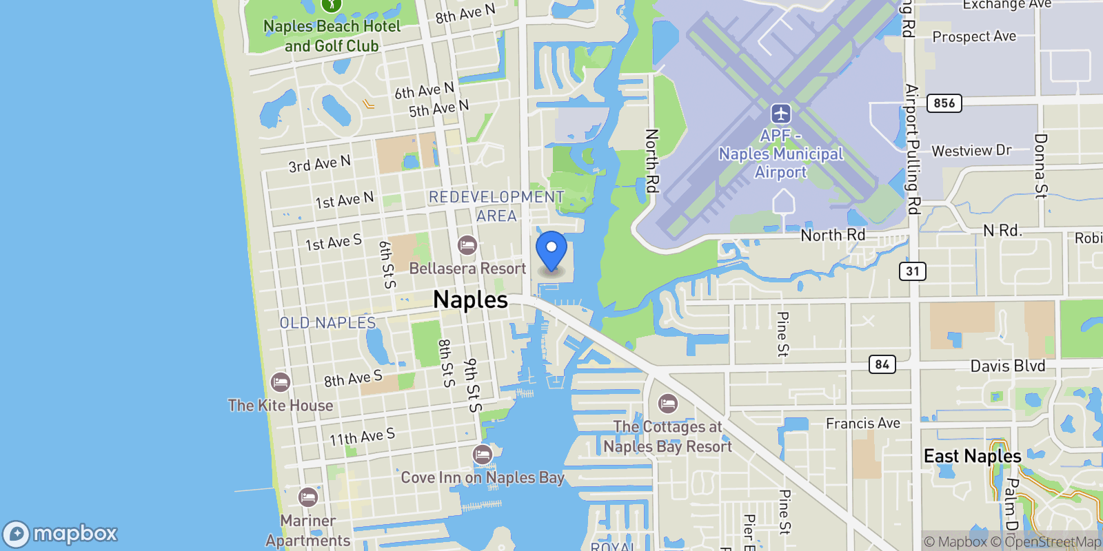 Map showing 451 Bayfront PL #5311, Naples, Florida, United States.