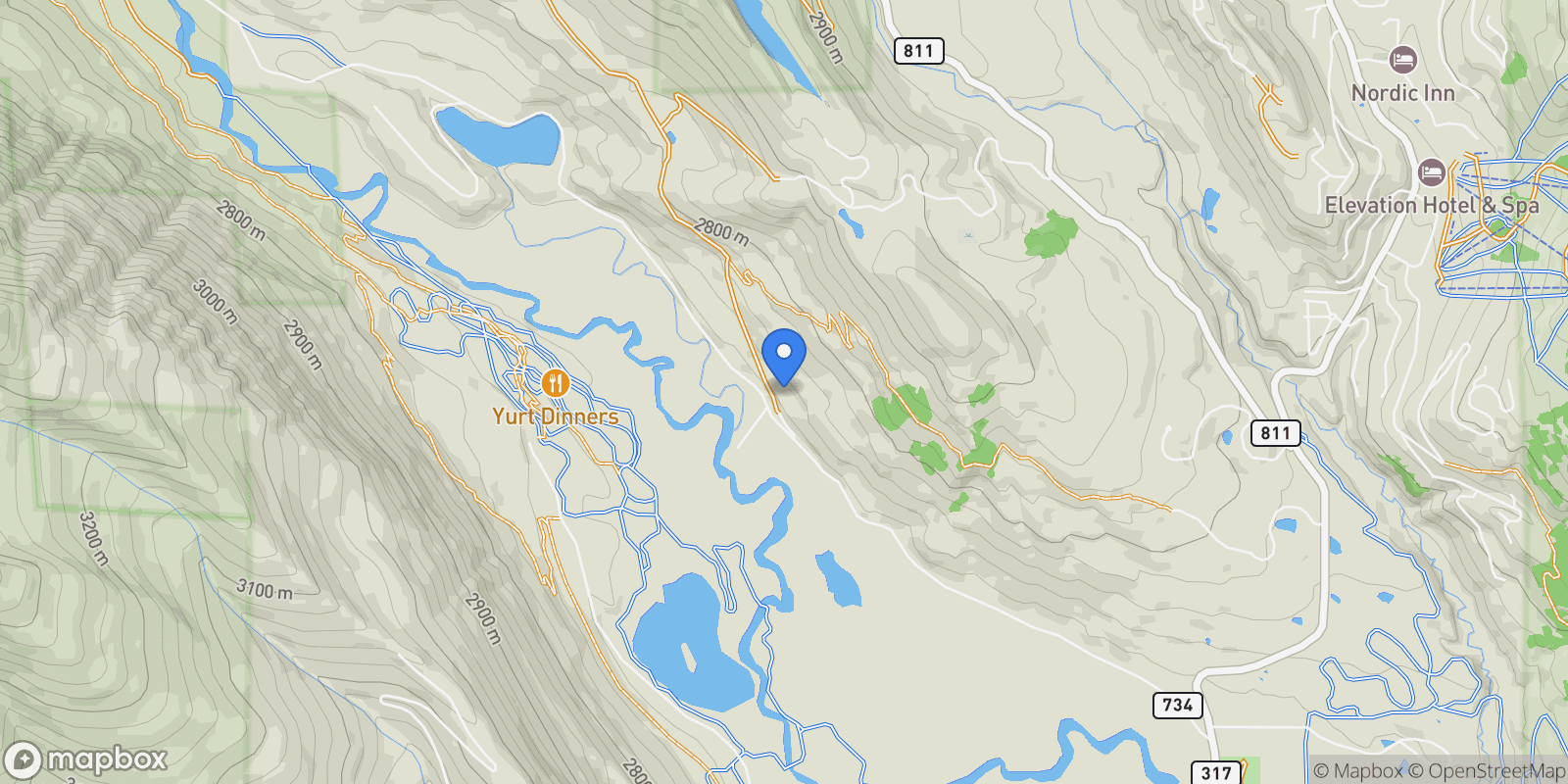 Map showing 1250 County Road 734, Crested Butte, CO, 81224, USA, Crested Butte, Colorado, United States.