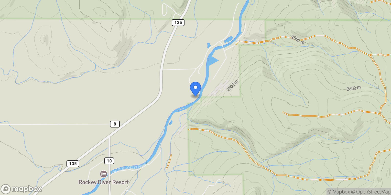 Map showing 6466 State Highway 135, Gunnison, CO, 81230, USA, Crested Butte, Colorado, United States.