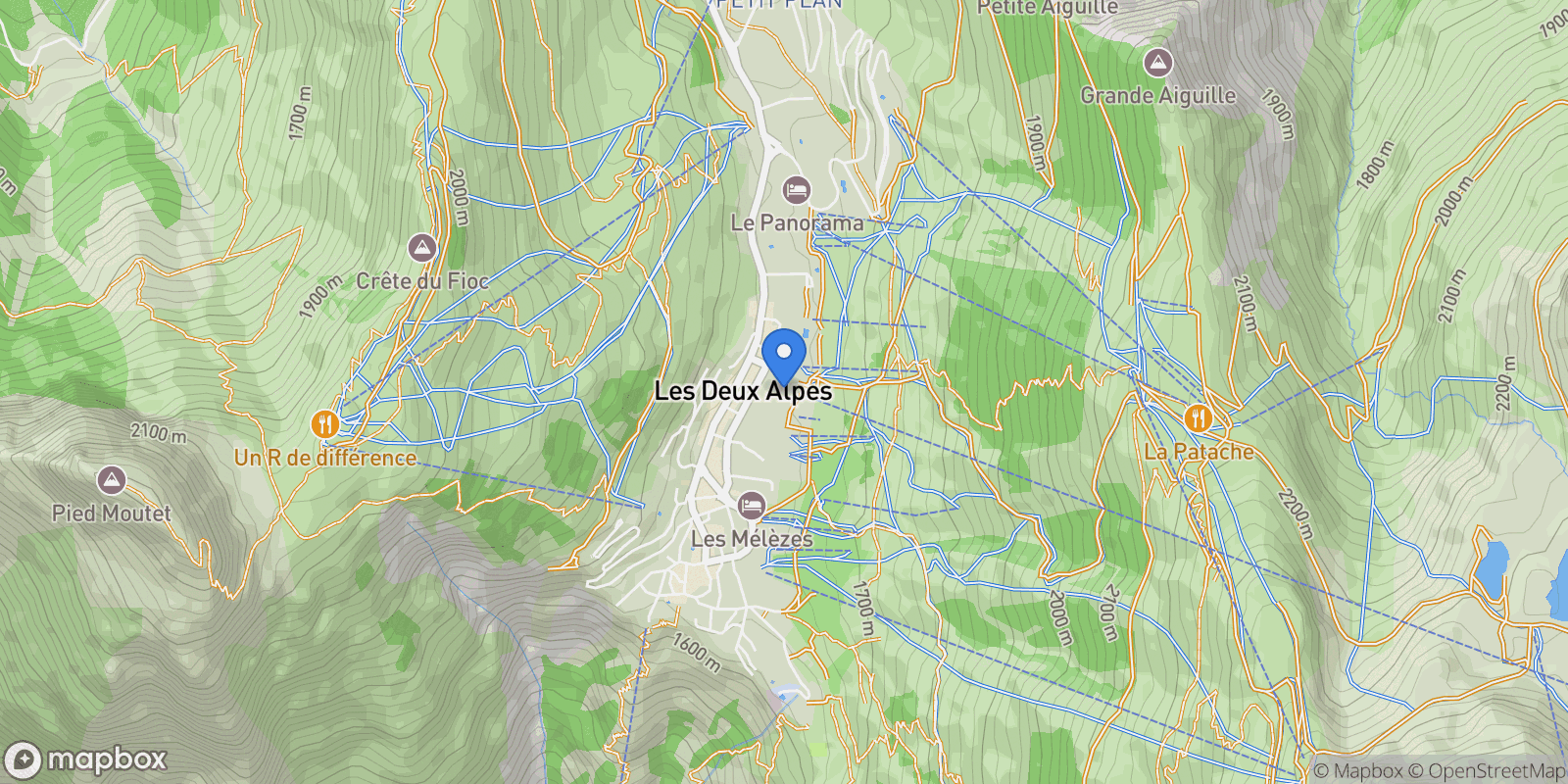 Map showing 4 PLACE DES 2 ALPES, 38860 Les Deux Alpes, France, Les Deux Alpes, Auvergne-Rhône-Alpes, France.