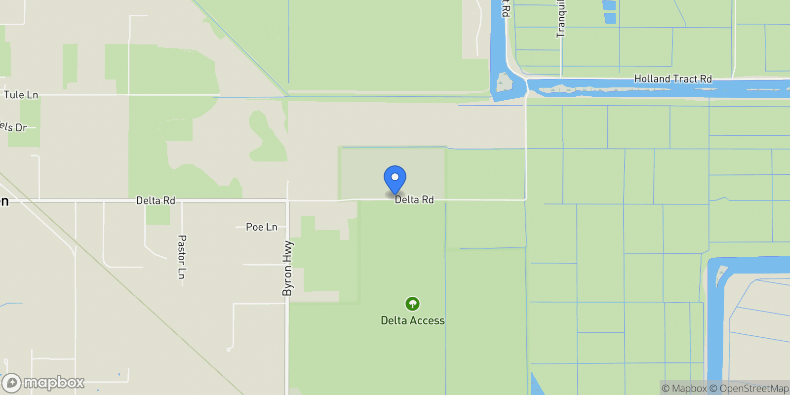 Map showing 3635 Delta Coves Drive, Brentwood, California, United States.