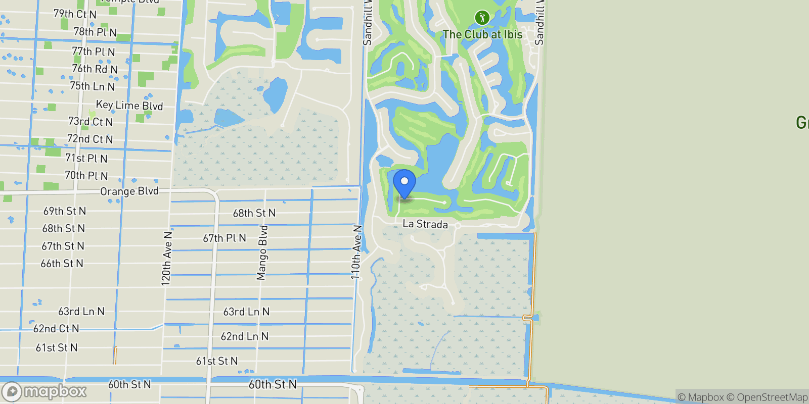 Map showing 10778 Hollow Bay Terrace, West Palm Beach, FL, United States.