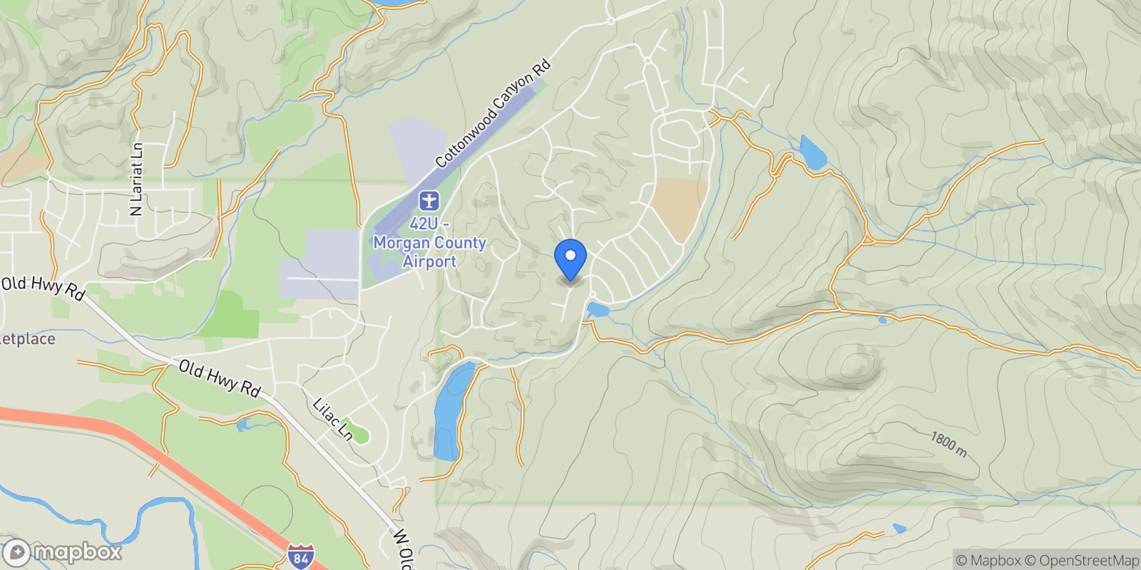 Map showing 3520 COPPER MOUNTAIN CIR, Morgan, Utah, United States.