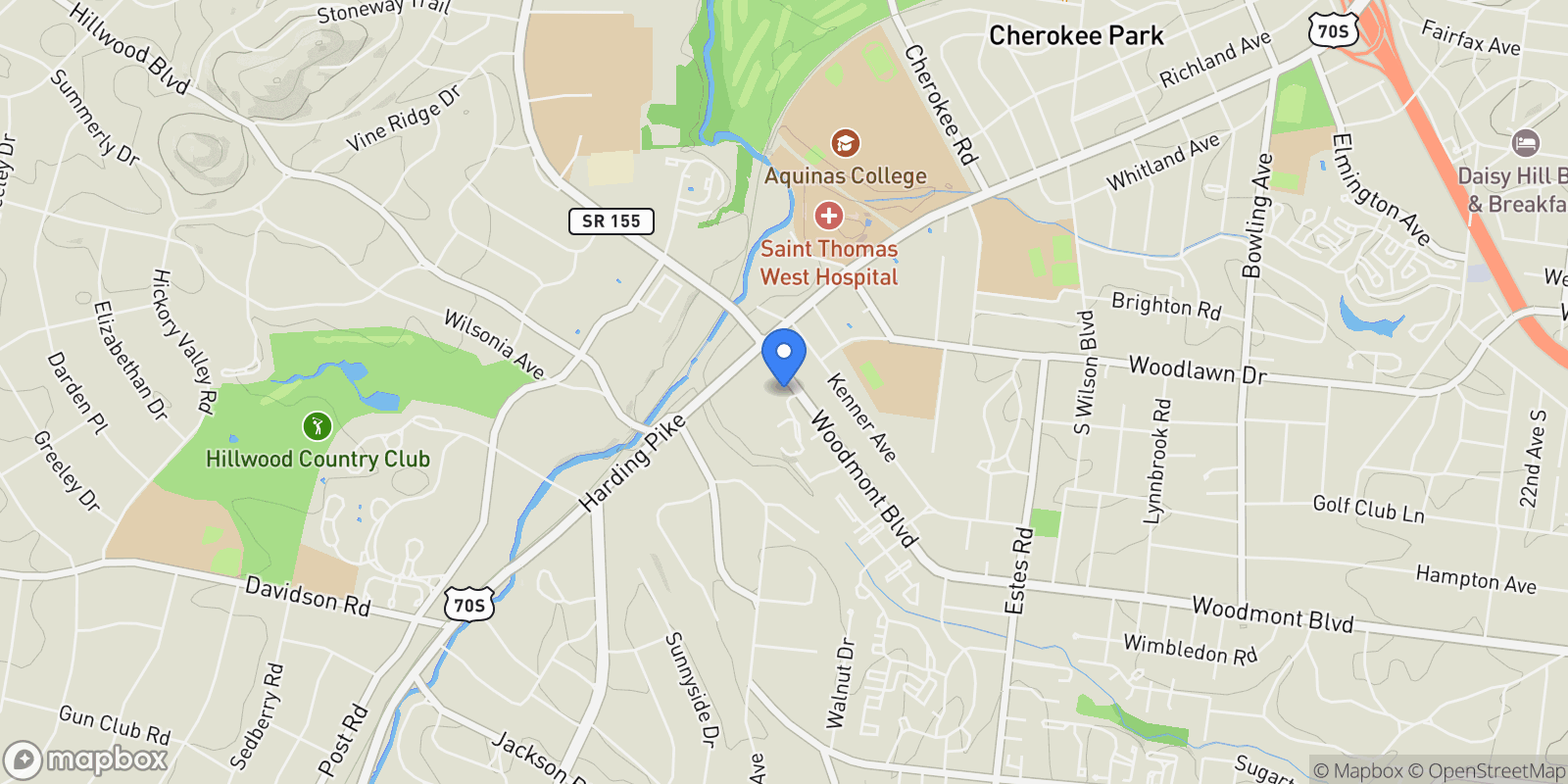 Map showing 4306 Ashley Park Dr 4305 & 4306, Nashville, Tennessee, United States.