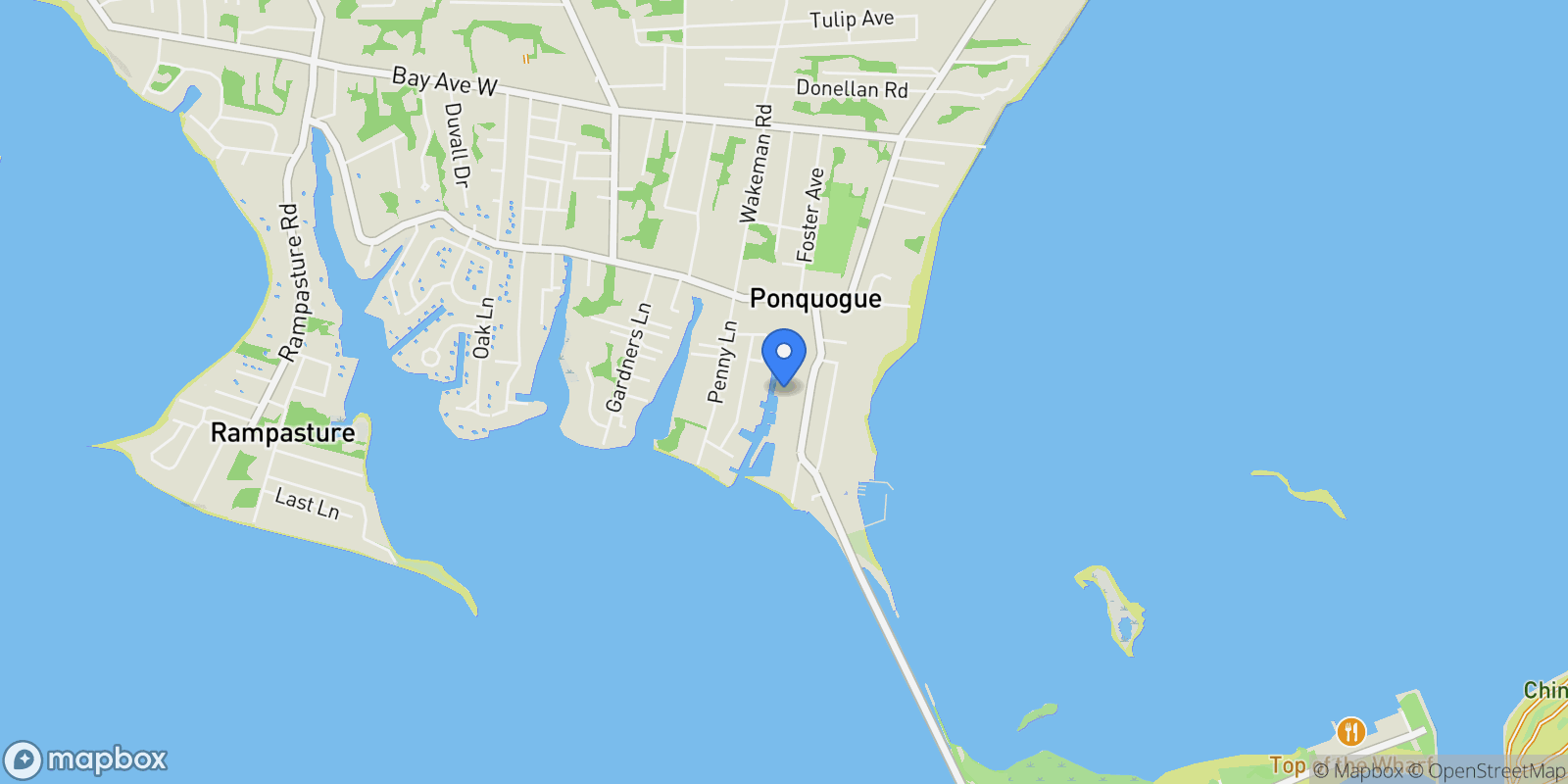 Map showing 68 Foster Avenue, #8, Hampton Bays, New York, United States.