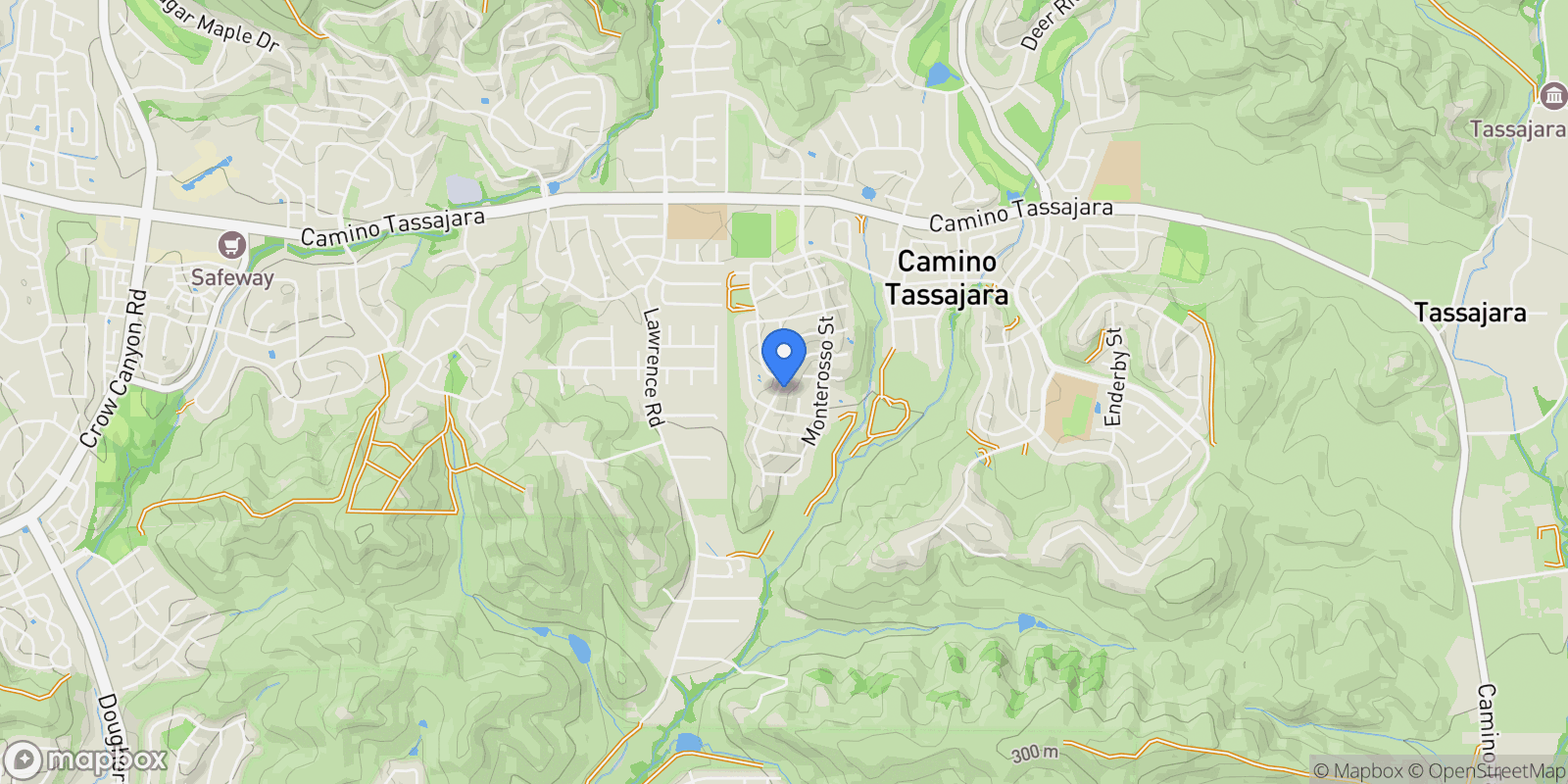 Map showing 2261 Genoa St, Danville, California, United States.