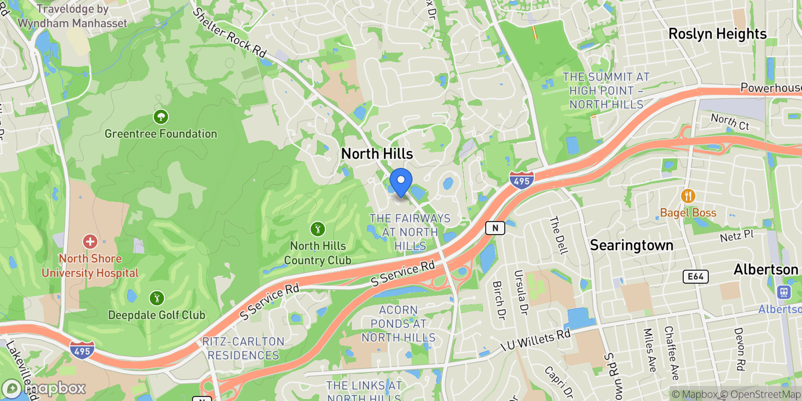 Map showing 15 Fairway Circle S #15, Manhasset, NY 11030, Manhasset, New York, United States.