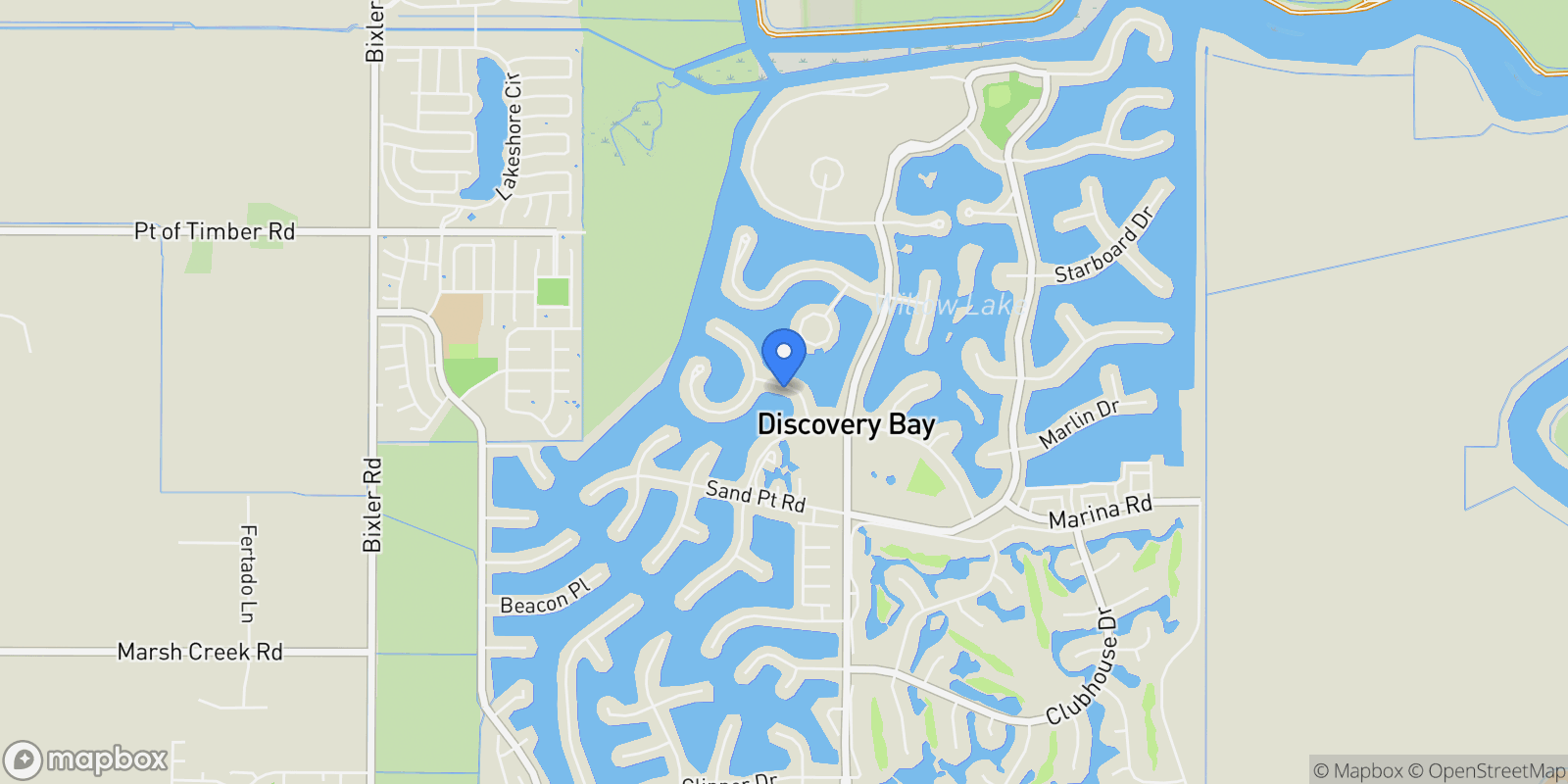 Map showing 5034 Double Point Way, Discovery Bay, California, United States.