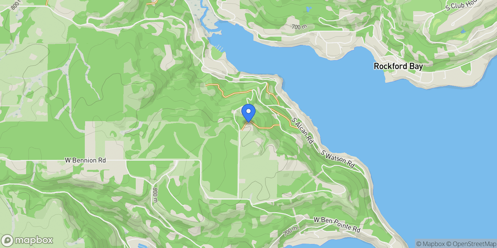 Map showing 19722 S Providence Lane, Worley, ID 83876, Coeur d'Alene, Idaho, United States.