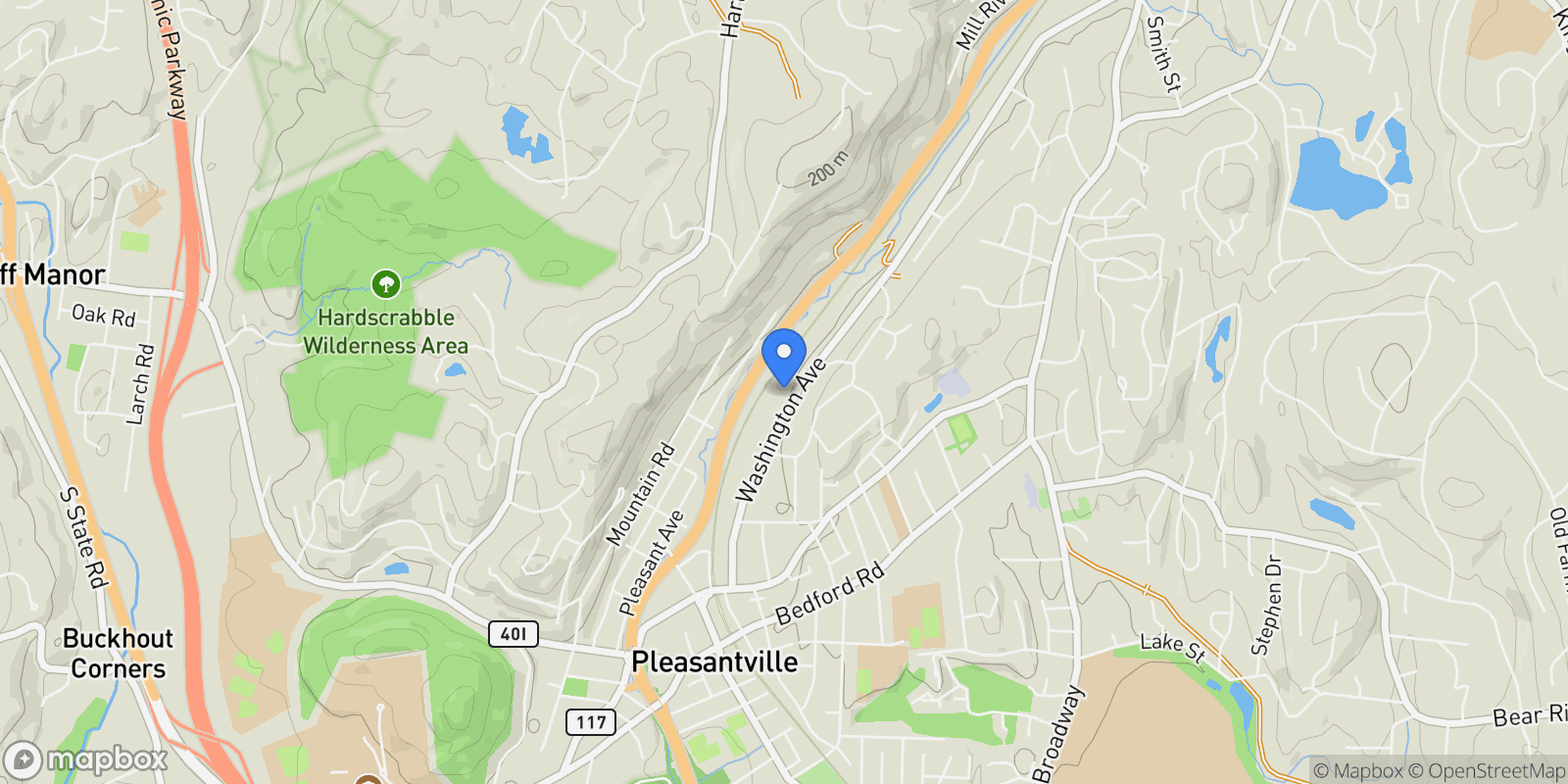 Map showing 250 Washington Avenue, Pleasantville, NY 10570, Pleasantville, New York, United States.