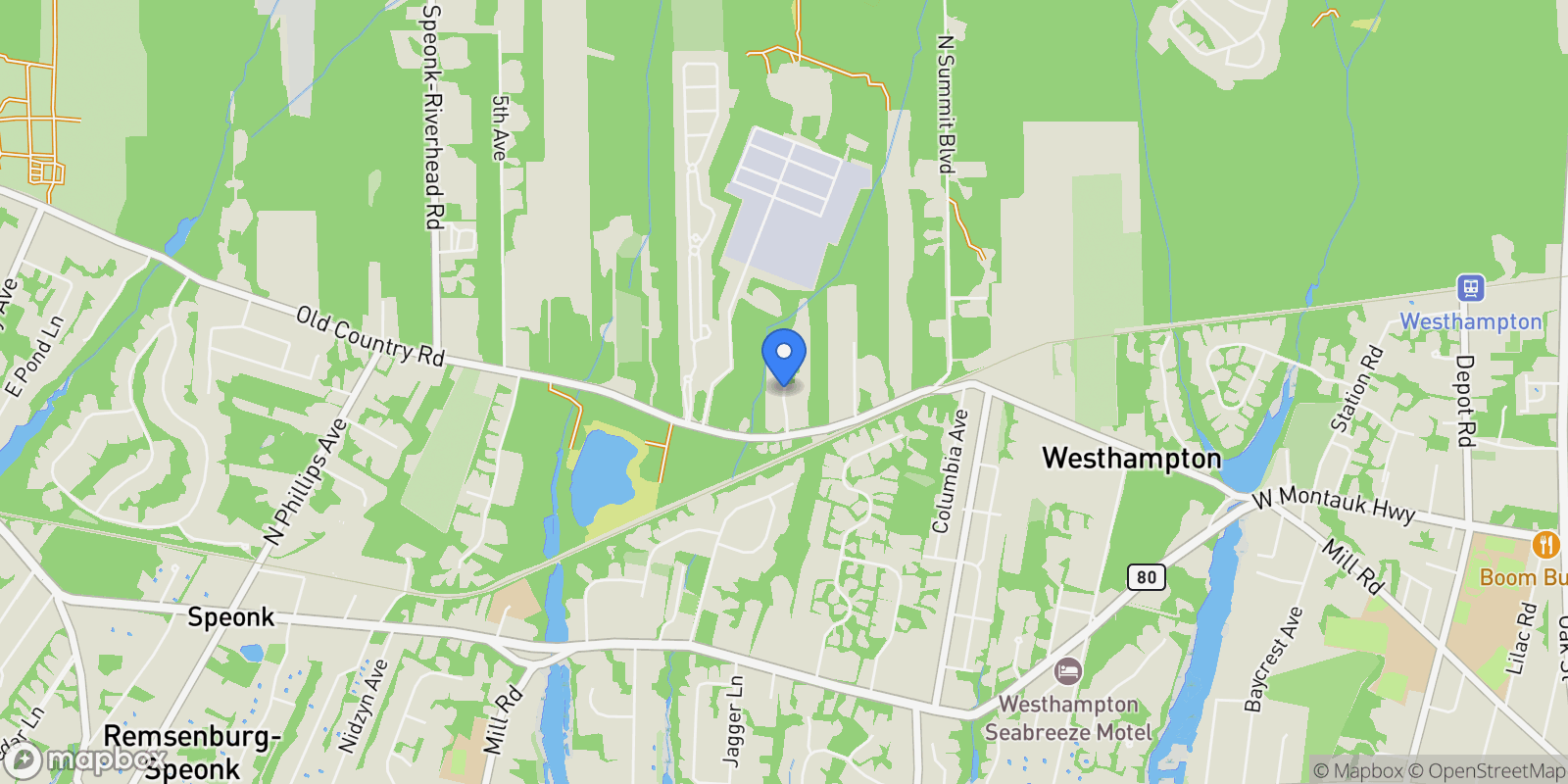 Map showing Sophia Court, Westhampton, New York, United States.