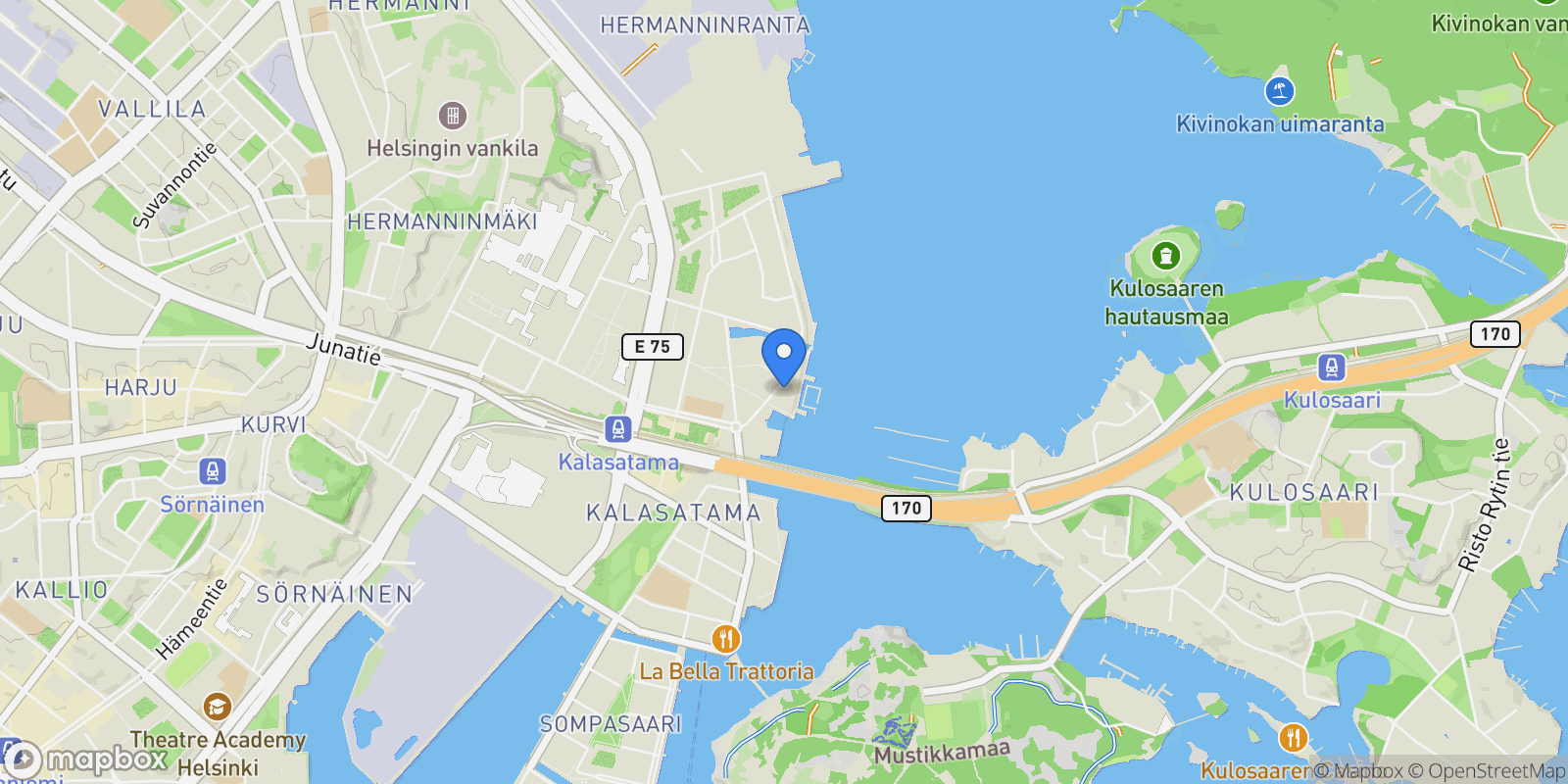 Map showing Capellanranta 3, 00580 Helsinki, Finland, Helsinki, Uusimaa, Finland.
