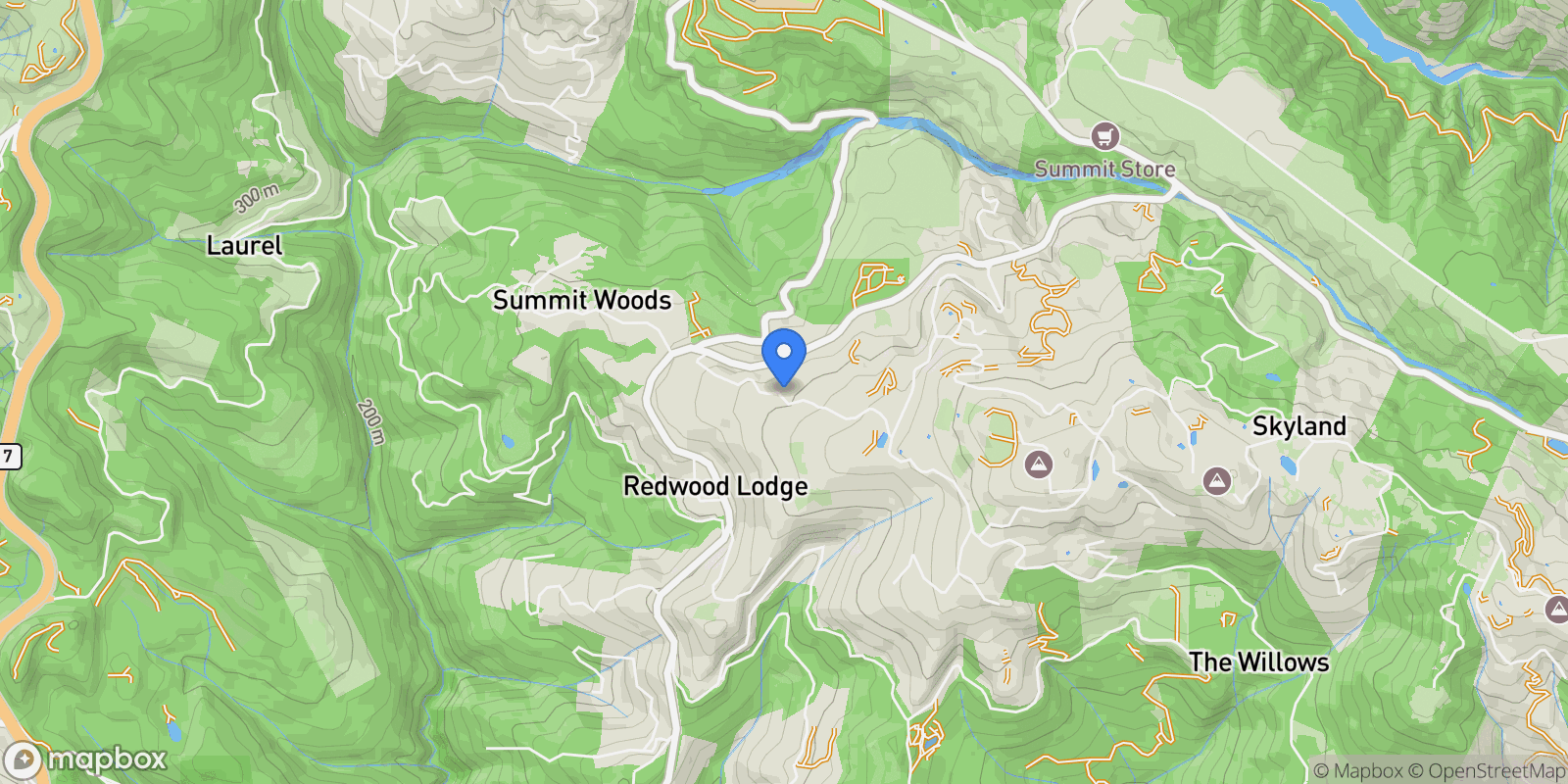 Map showing 24541 Miller Hill Road, Los Gatos, California, United States.