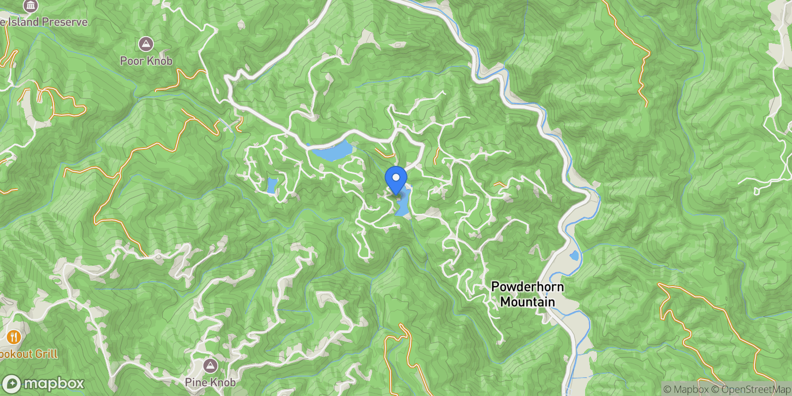 Map showing 265 Trout Lake Road, Deep Gap, NC 28618, Triplett, North Carolina, United States.