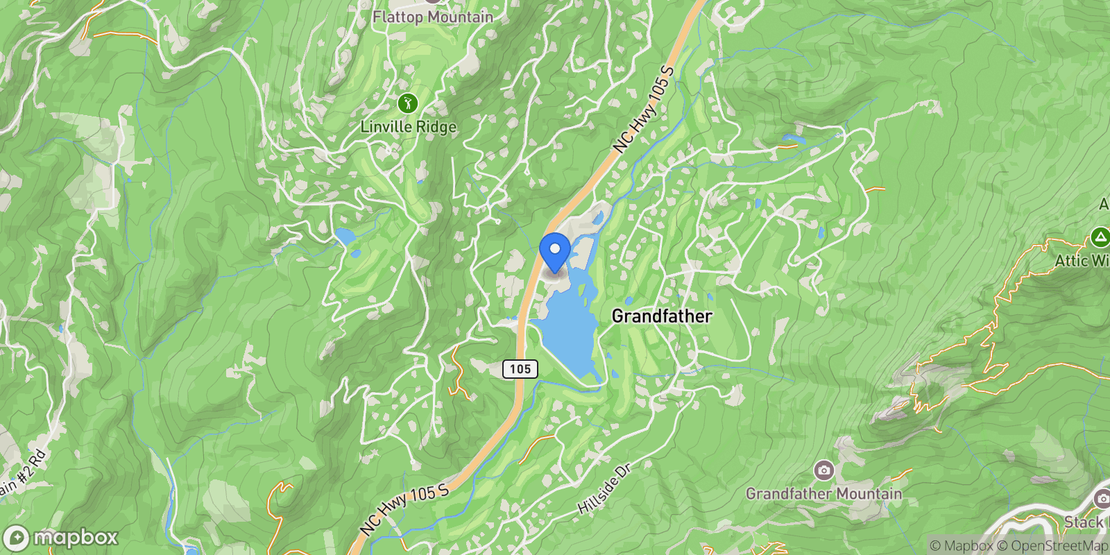 Map showing 143 Loch Dornie Drive , B, Linville, NC 28646, Linville, North Carolina, United States.