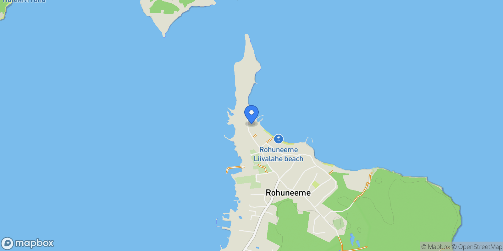 Map showing Rohuneeme, Harju County, Estonia.