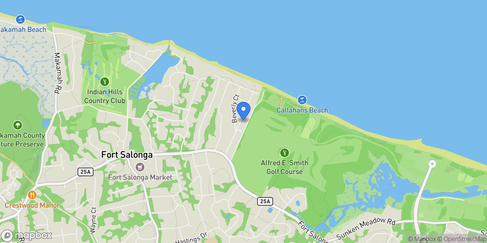 Map showing 32 Soundview Drive, Northport, NY, 11768, USA, Northport, New York, United States.