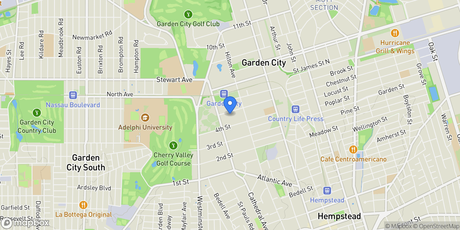 Map showing 88 fifth Street, Garden City, NY, 11530, USA, Garden City, New York, United States.