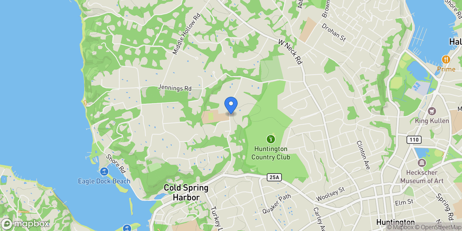 Map showing 58 Goose Hill Road, Cold Spring Harbor, NY, 11724, USA, Cold Spring Harbor, New York, United States.