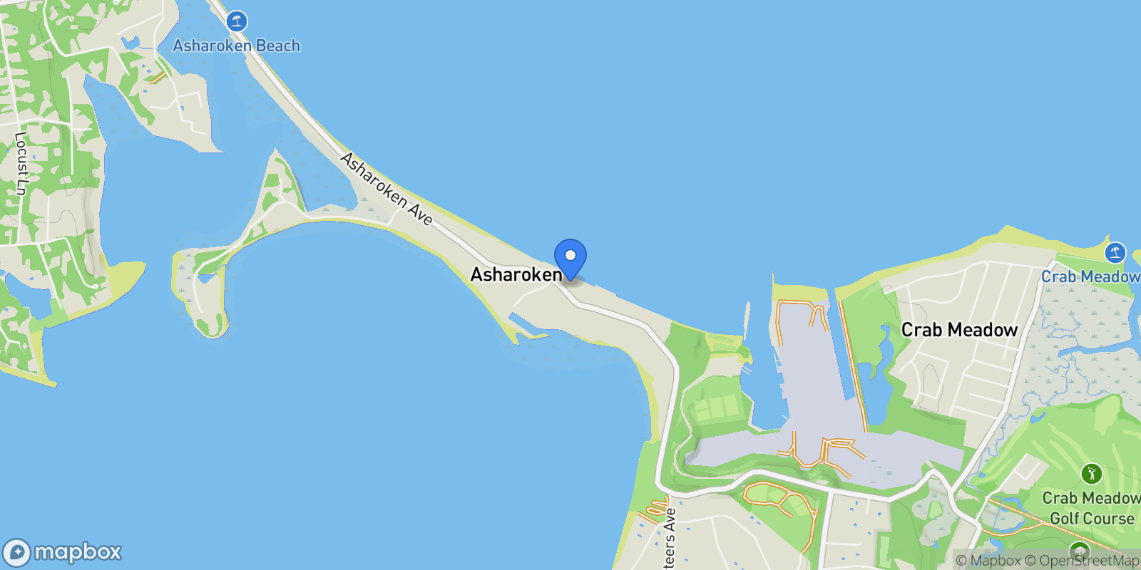 Map showing 170 Asharoken Avenue, Northport, NY, 11768, USA, Northport, New York, United States.