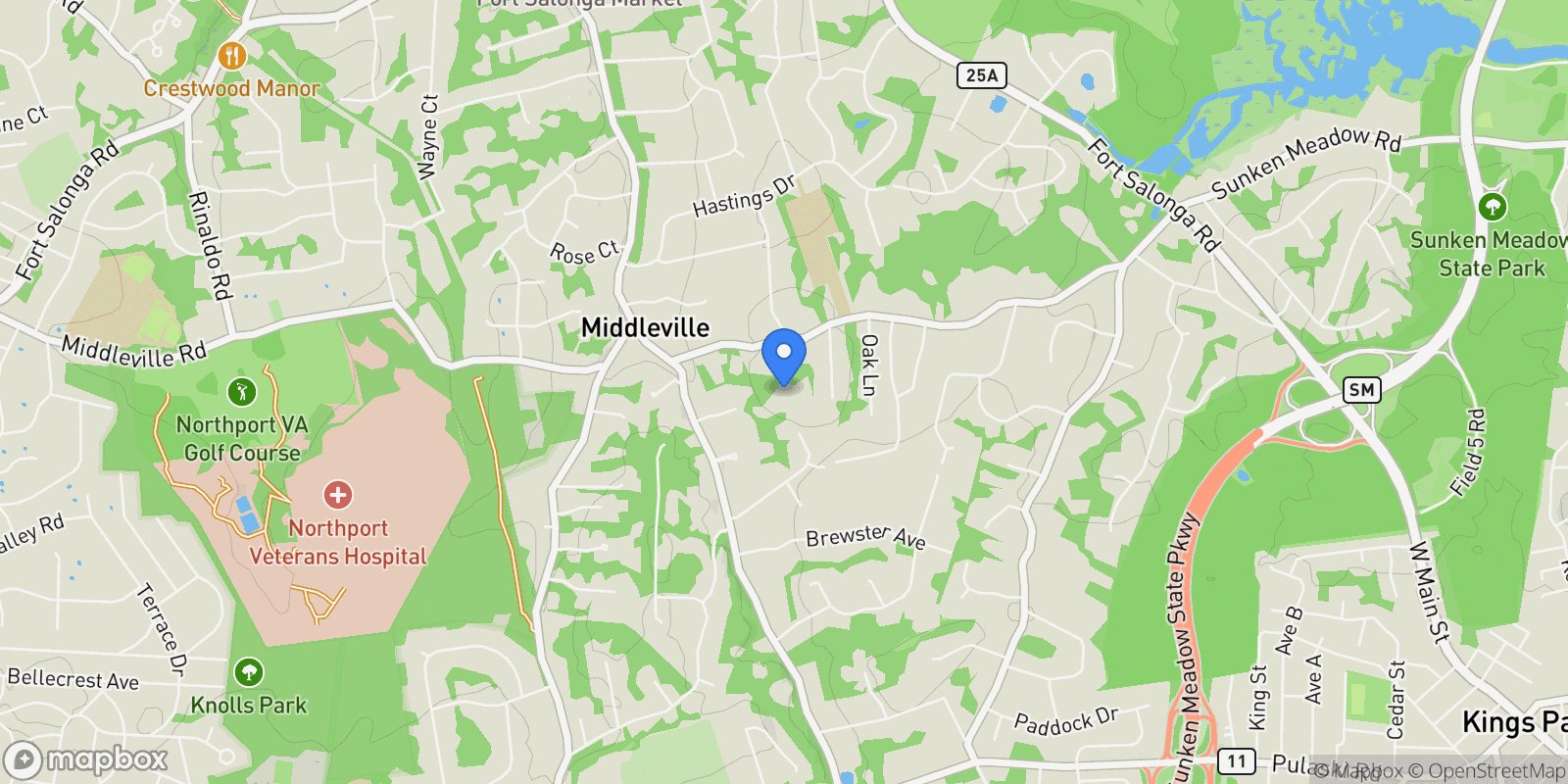 Map showing 10 Bryan Meadow Path, Northport, NY, 11768, USA, Northport, New York, United States.