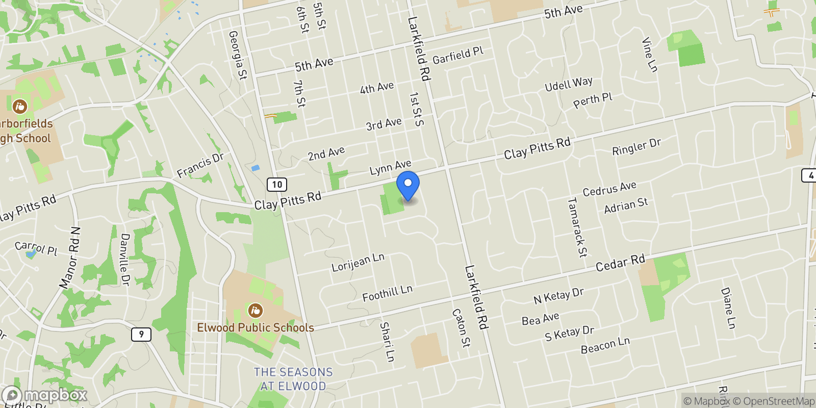 Map showing 260 Clay Pitts Road, East Northport, NY, 11731, USA, East Northport, New York, United States.