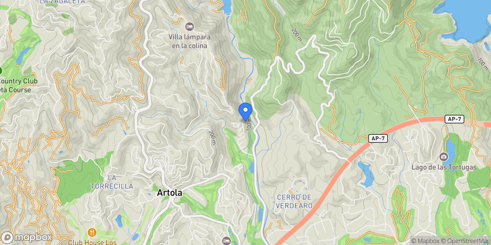 Map showing La Quinta, Benahavís, Málaga, Benahavís, La Quinta, Benahavis, Andalusia.