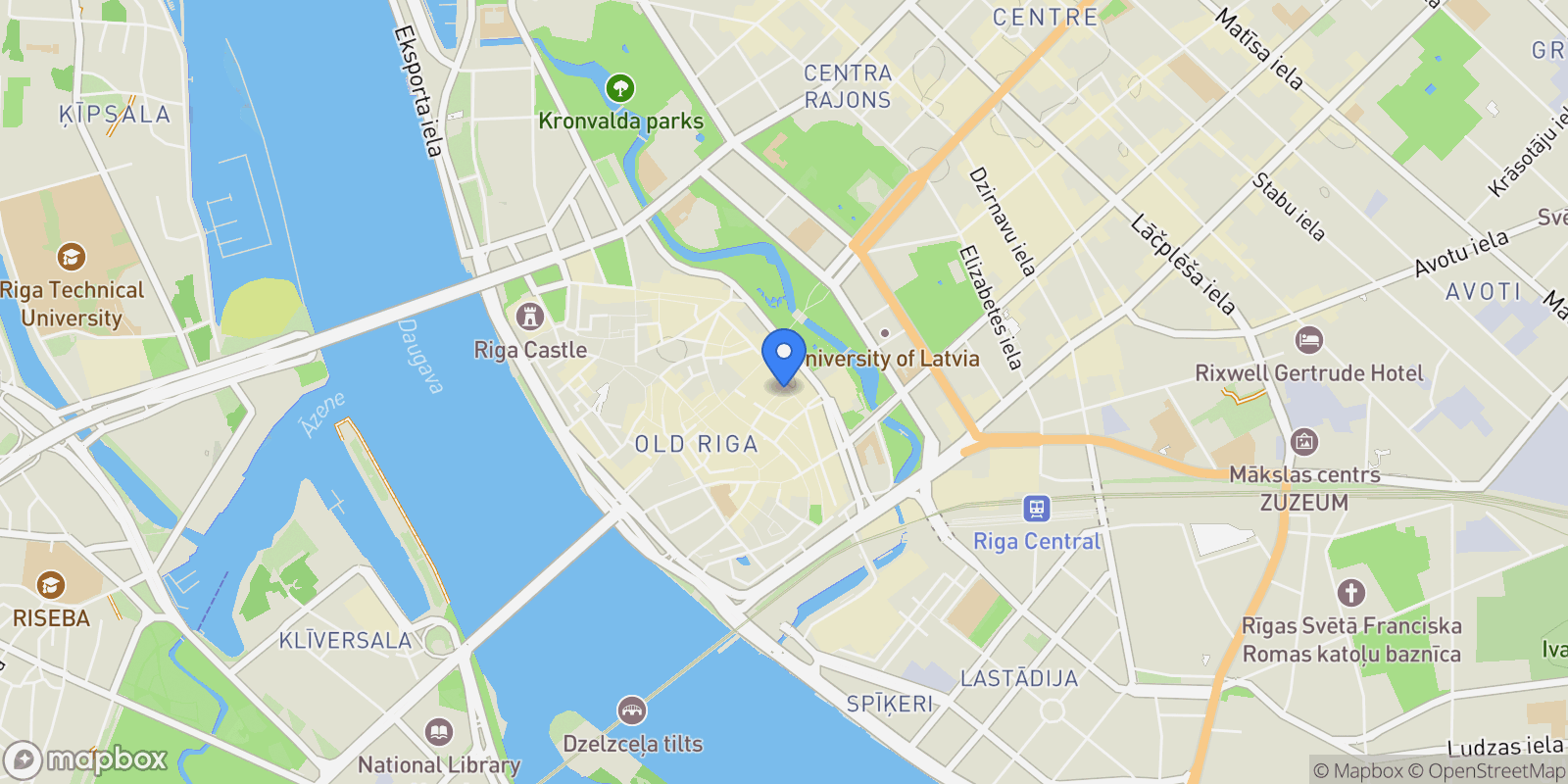 Map showing VaÄ¼Å†u street 21, Riga, RIX, Riga, Latvia.