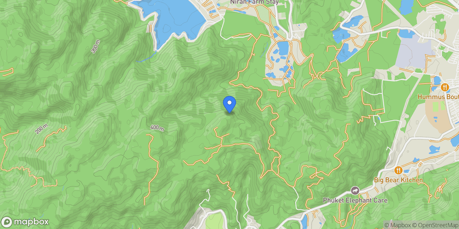 Map showing Si Sunthon, Phuket, Thailand.