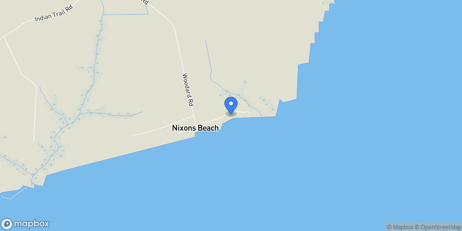 Map showing 121 Nixon's Beach Rd, Edenton, NC 27932, Edenton, North Carolina, United States.