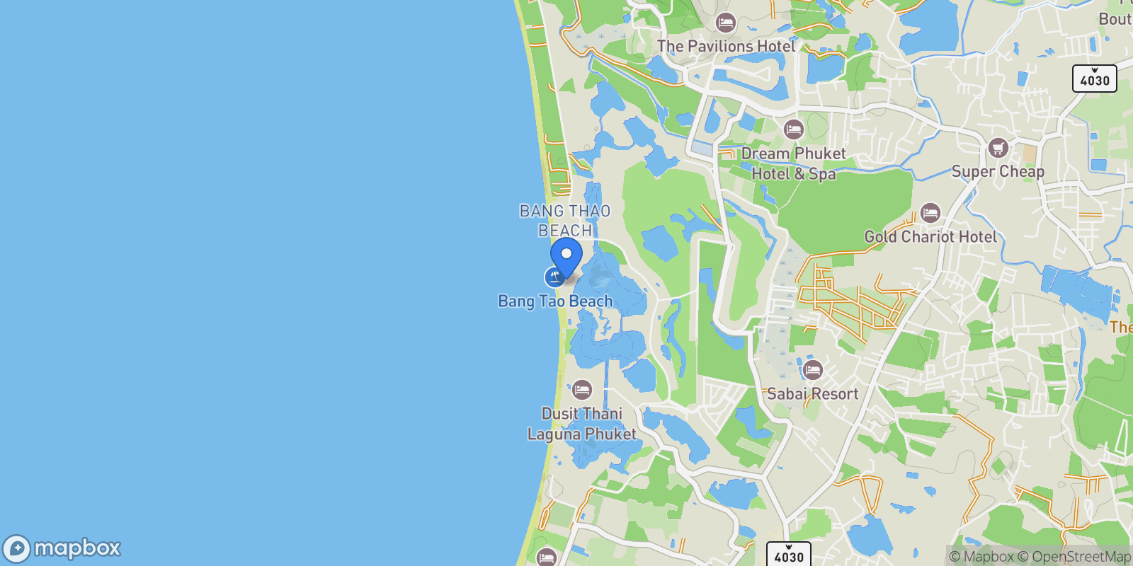 Map showing 10 Moo 4 Srisoonthorn Cherngtalay, Amphur, ตำบลเชิงทะเล อำเภอถลาง ภูเก็ต 83110, Thailand, Choeng Thale, Phuket, Thailand.