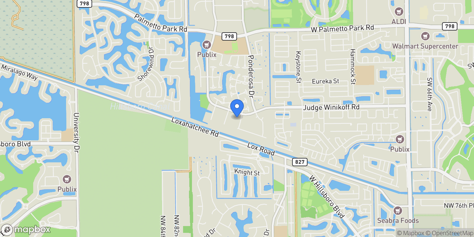 Map showing 22761 Vistawood Way, Boca Raton, FL 33428, Boca Raton, Florida, United States.