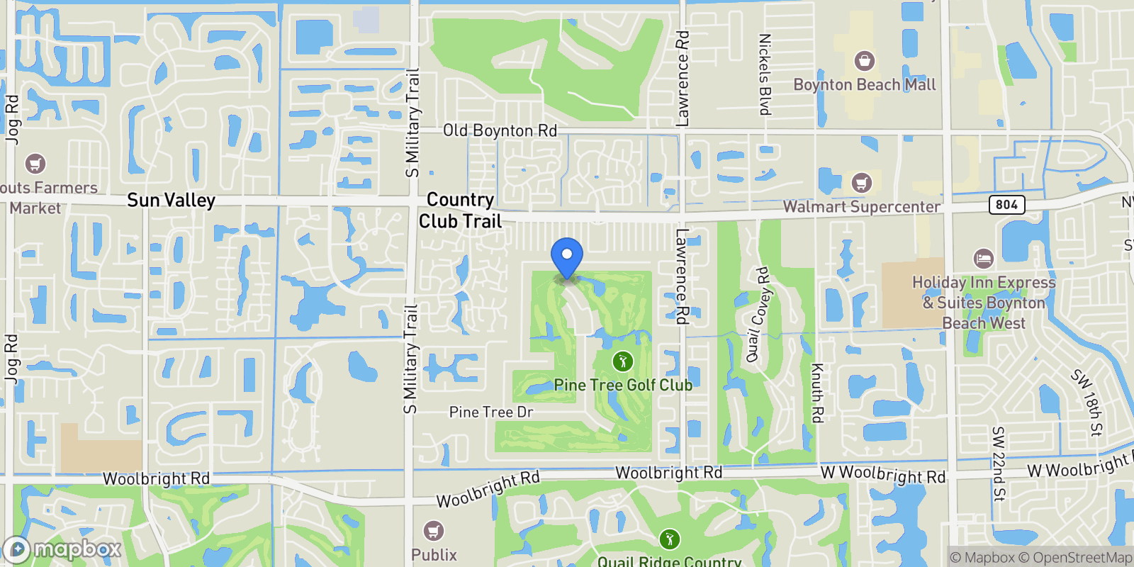 Map showing 10300 Prestwick Rd, Boynton Beach, FL 33436, Boynton Beach, Florida, United States.