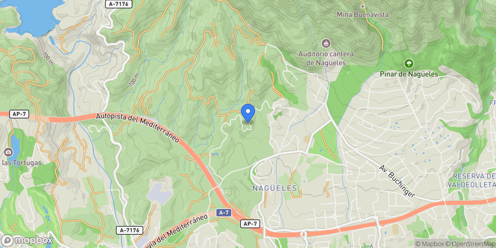Map showing Urbanización Marbella Hill Club, 29602, Marbella, Malaga, Marbella, Marbella, Andalusia, Spain.
