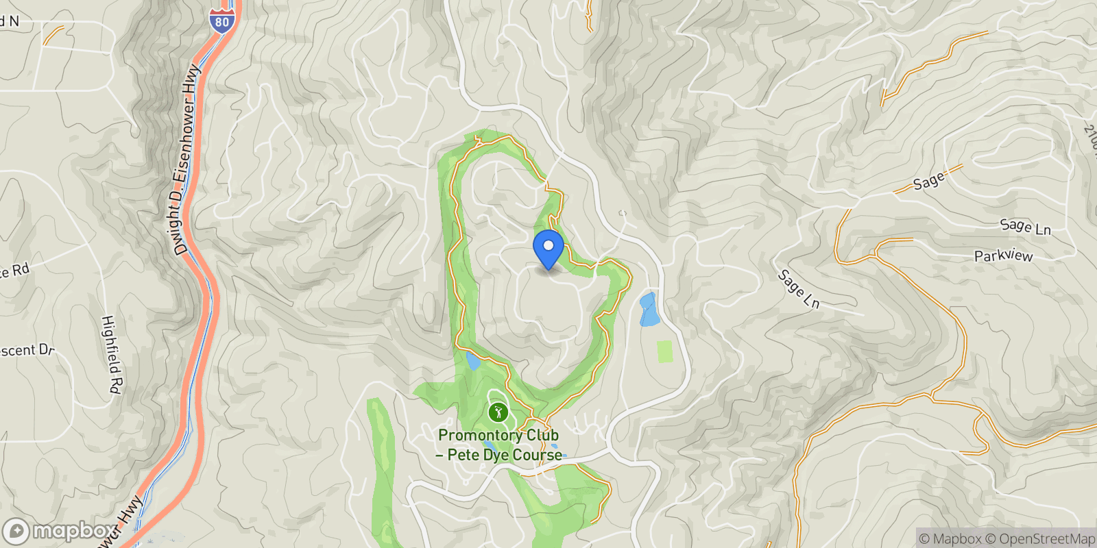 Map showing 4220 Pinnacle Sky Loop , Park City, UT 84098, Park City, Utah, United States.