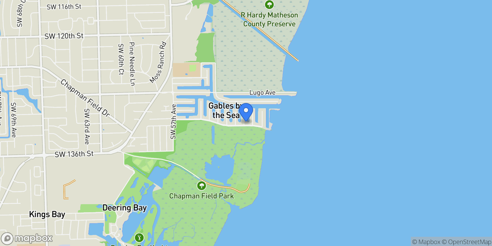 Map showing 701 Bella Vista Ave , Coral Gables, FL 33156, Coral Gables, Florida, United States.