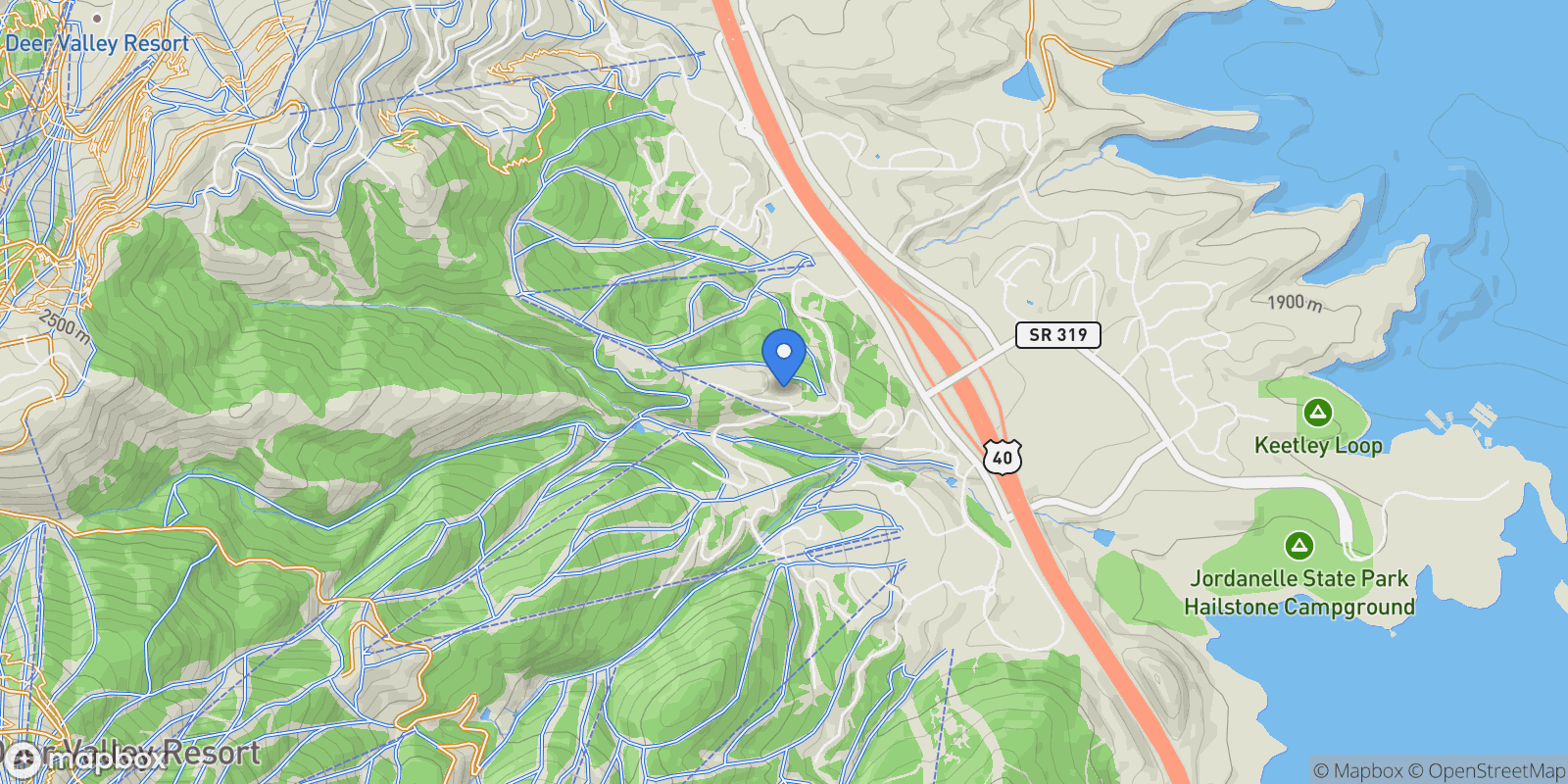 Map showing 1803 W Horn Court, Unit 17, Park City, UT 84060, Park City, Utah, United States.