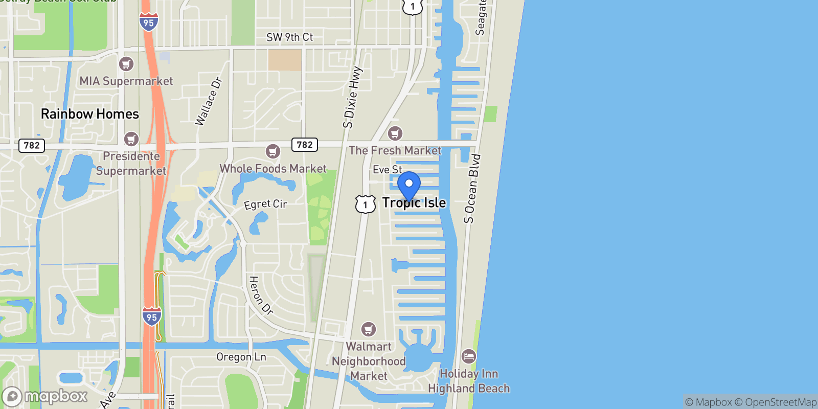 Map showing 933 Allamanda Drive, Delray Beach, FL 33483, Delray Beach, Florida, United States.